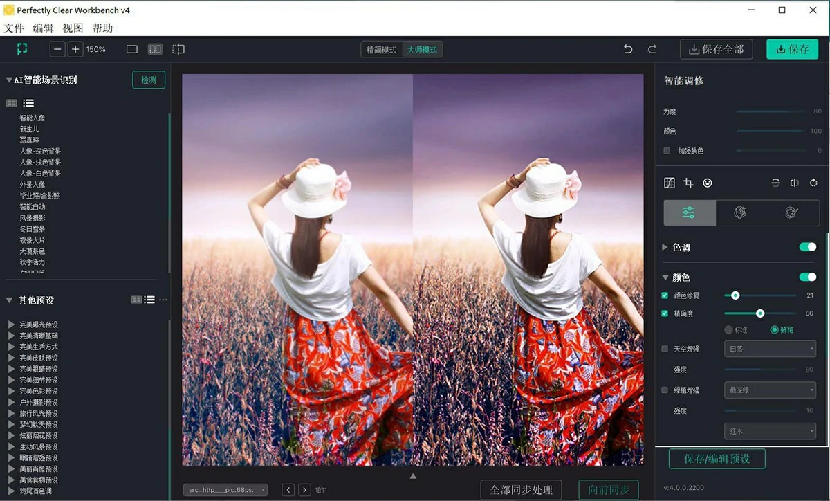 专业图像校正增强工具 Perfectly Clear WorkBench v5.0.1.3052 绿色便携版-图片3